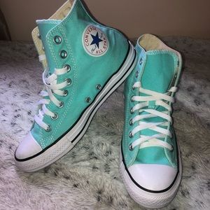Chuck Taylor All Star HIGH TOP size 9 turquoise